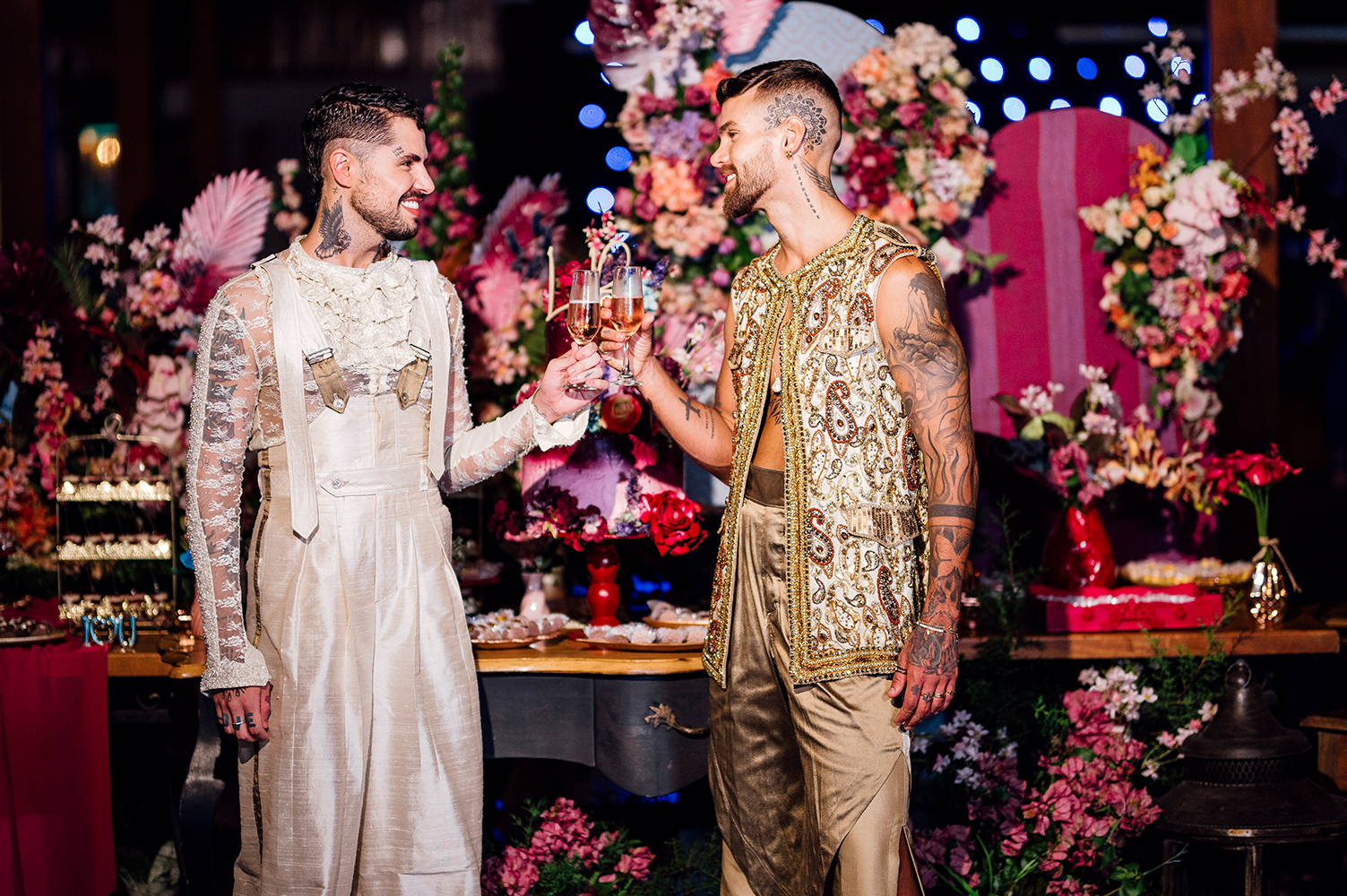 Rodrigo Malafaia e Leandro Buenno | Casamento criativo no Ravena Garden