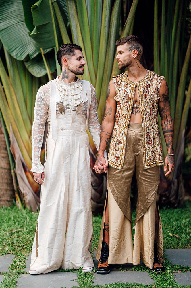Rodrigo Malafaia e Leandro Buenno | Casamento criativo no Ravena Garden