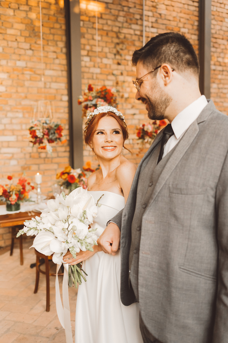 Casamento clássico... Mas nem tanto! Um editorial para noivos autênticos