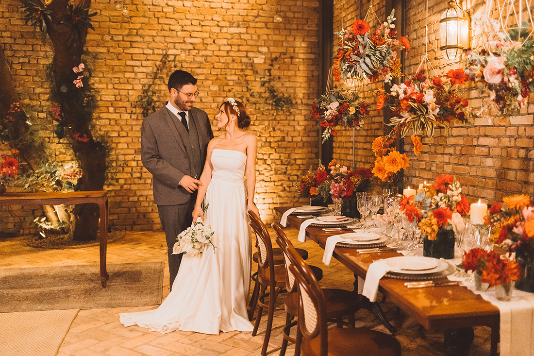 Casamento clássico... Mas nem tanto! Um editorial para noivos autênticos