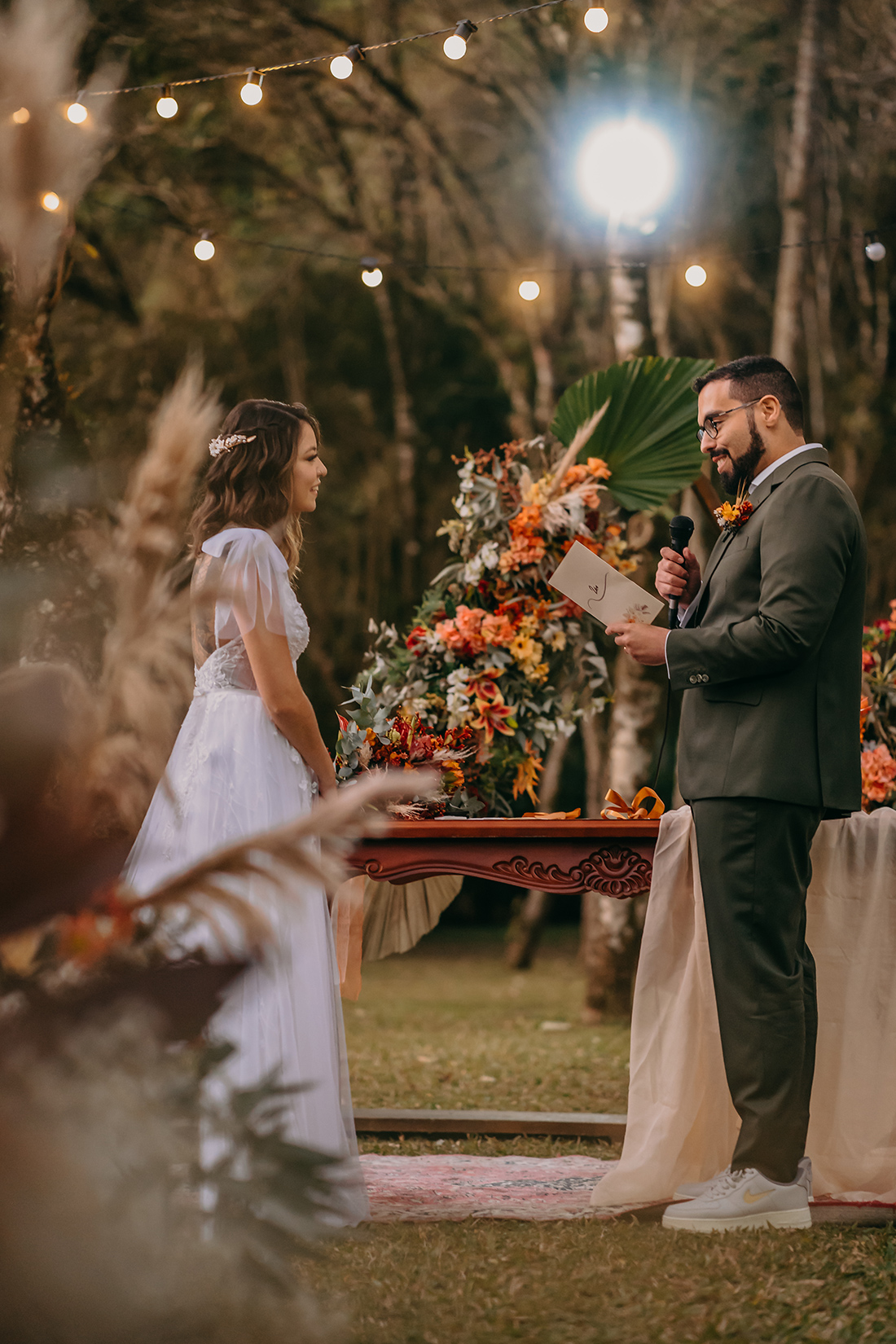 Kelly e Leonardo | Enlace no Ravena Garden: bosque, natureza e muito amor