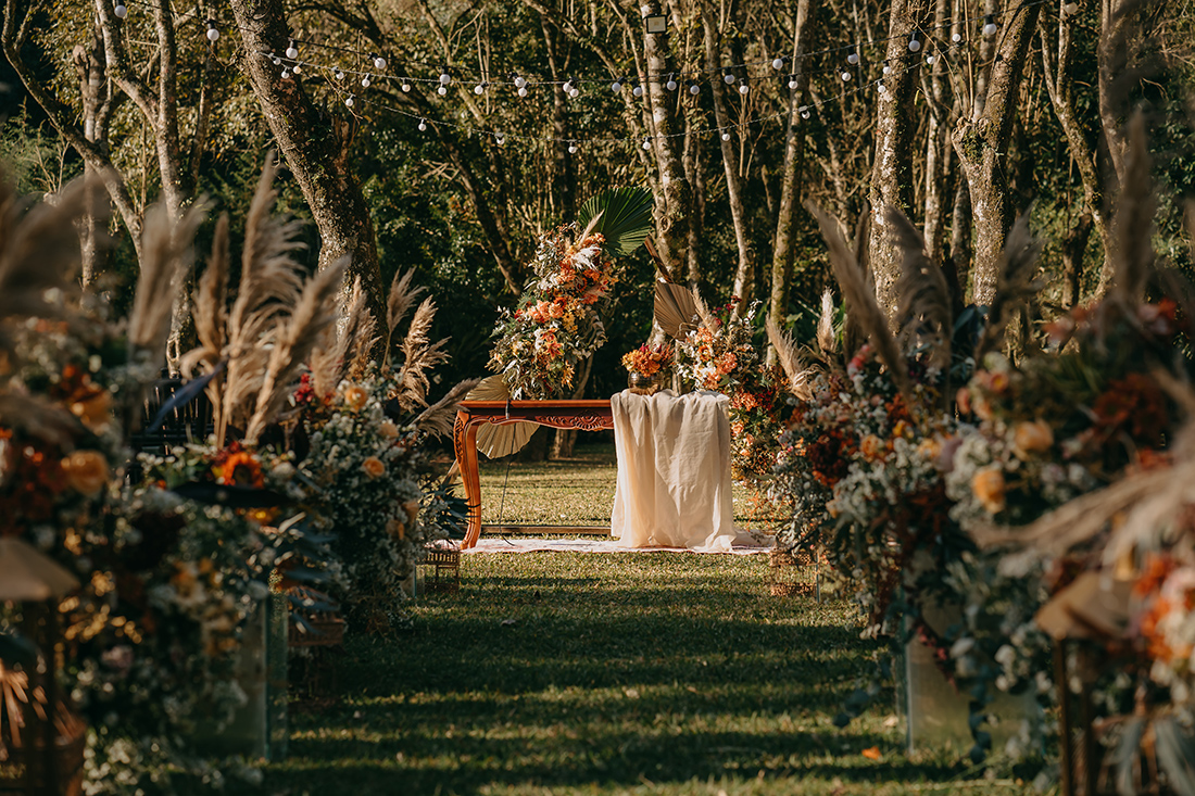 Kelly e Leonardo | Enlace no Ravena Garden: bosque, natureza e muito amor