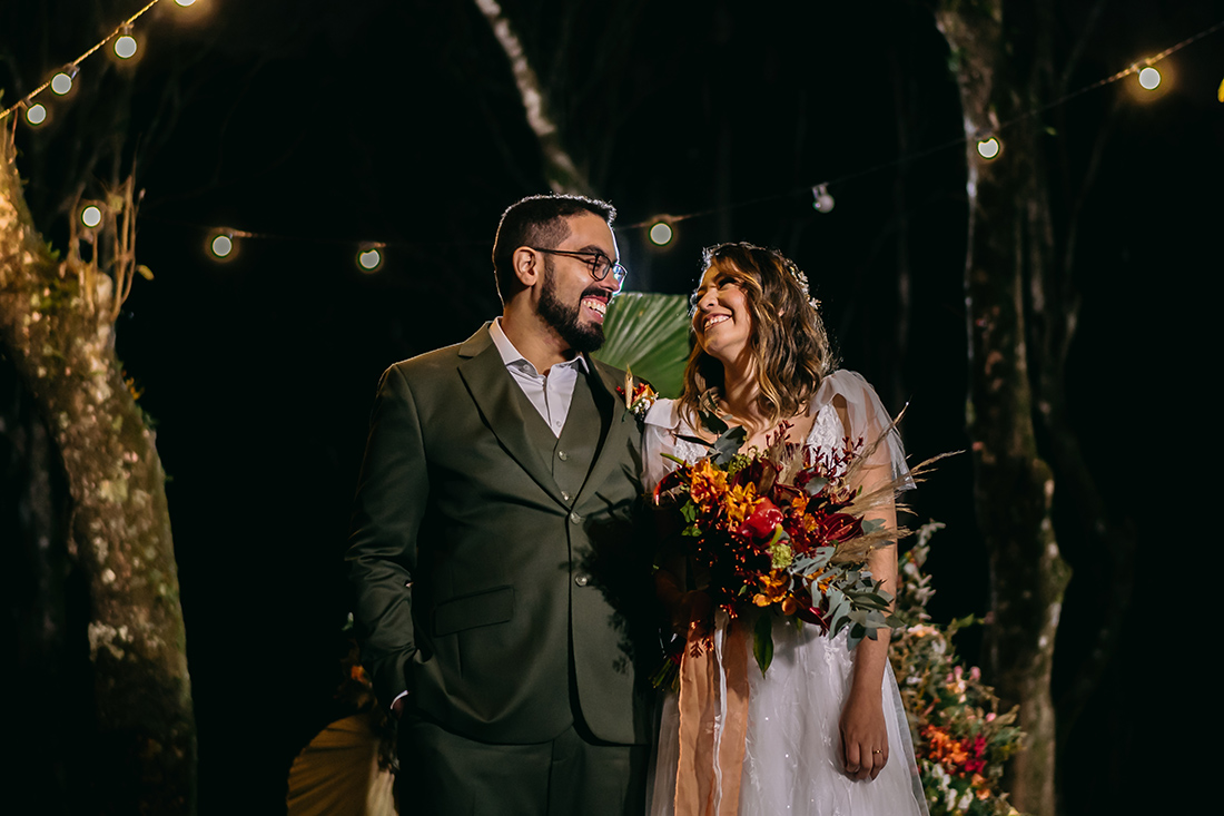 Kelly e Leonardo | Enlace no Ravena Garden: bosque, natureza e muito amor