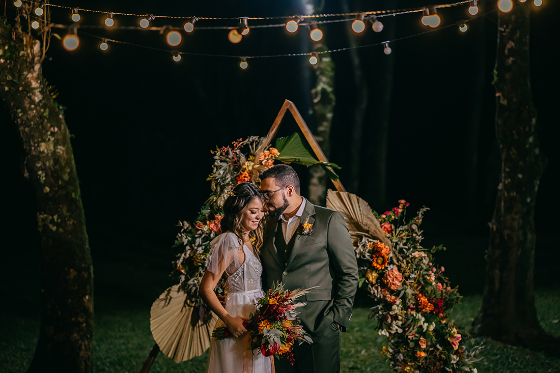 Kelly e Leonardo | Enlace no Ravena Garden: bosque, natureza e muito amor