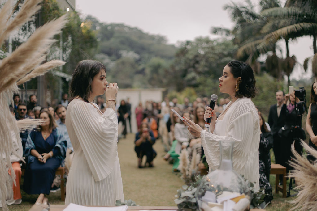 Samantha e Ara | Casamento no Espaço Caiapiá em clima intimista e emocionante