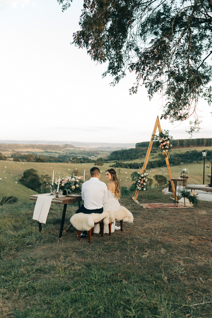 Jéssica e Ricardo | Que tal fazer um elopement wedding na cabana?