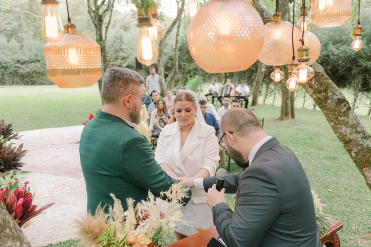 Renovação Flávia e Ivan - Votos dos noivos em Casamento no Ravena Garden