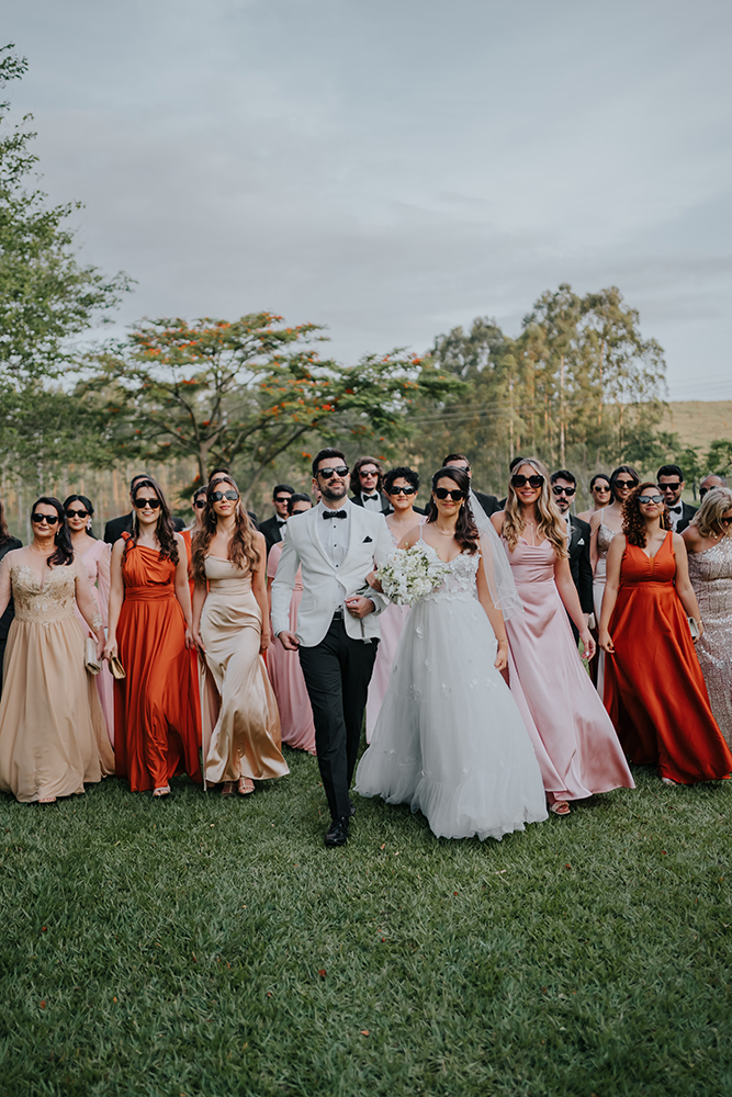 Bruna e Michael | Casamento simples e elegante ao estilos anos 50