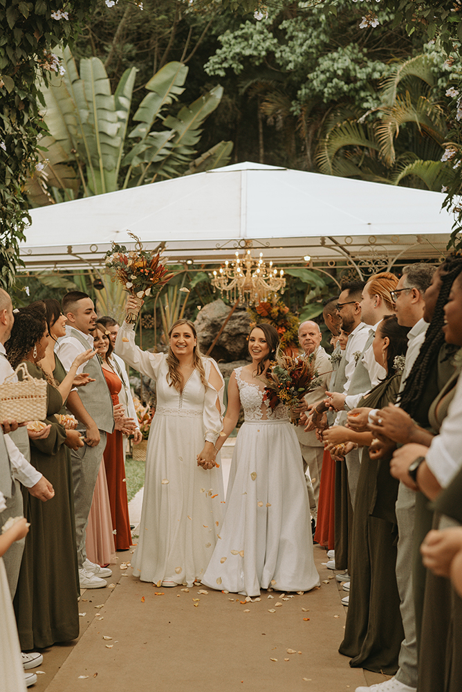 Bruna e Tamara | Duas noivas e um lindo casamento no Ravena Garden