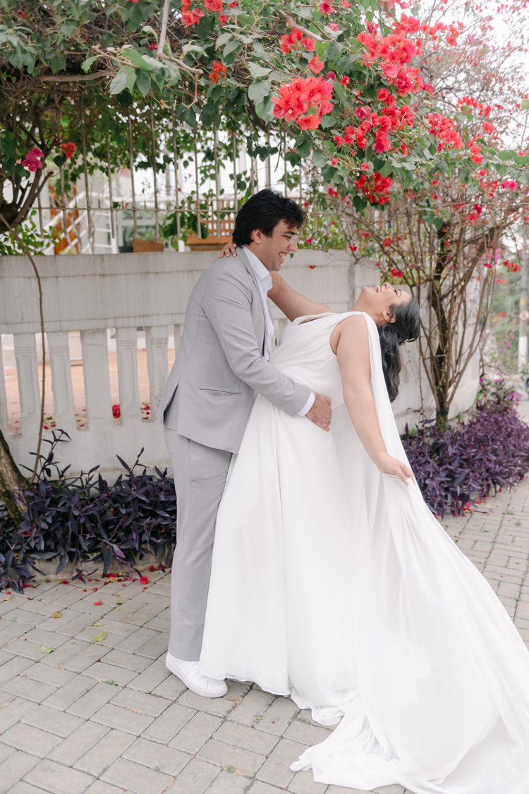 Danielle e Jefferson | Um lindo mini wedding verde e branco