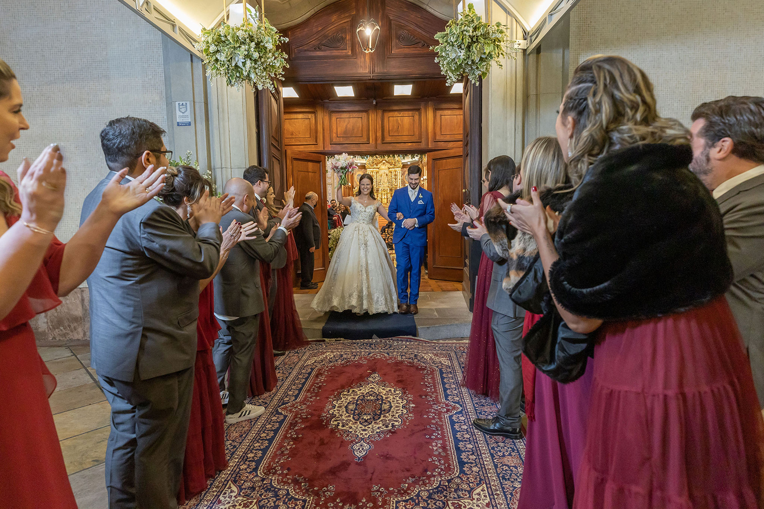 Aline e Gabriel | Casamento clássico na Nossa Senhora do Brasil