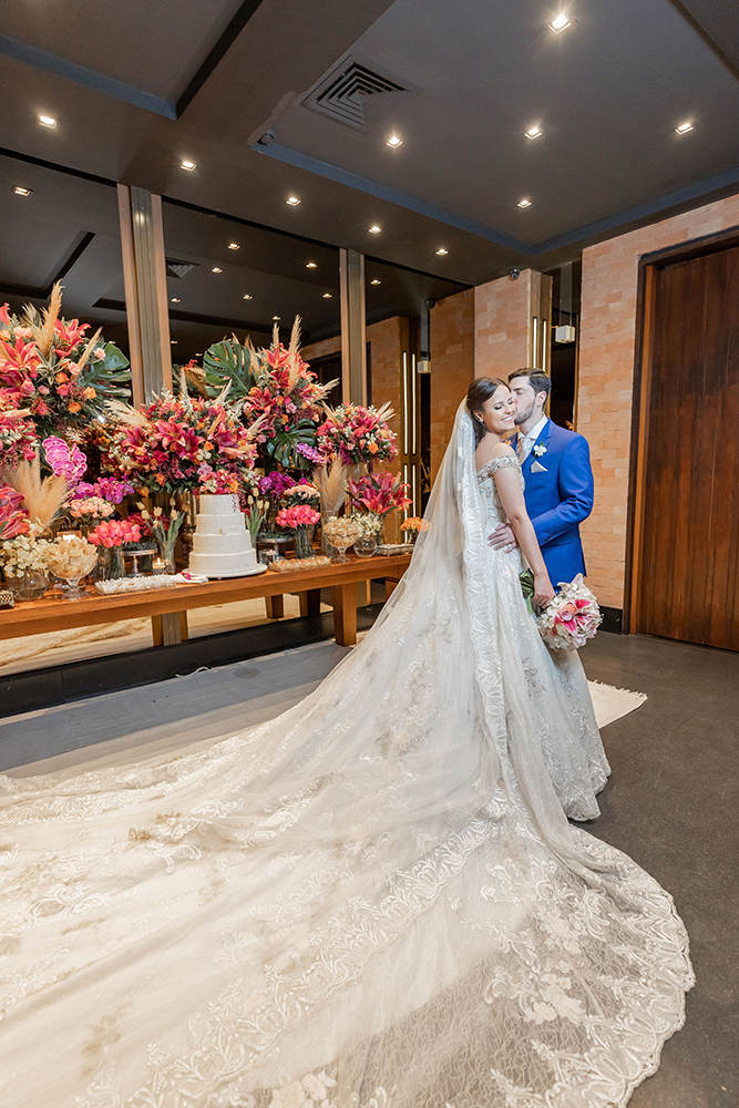 Aline e Gabriel | Casamento clássico na Nossa Senhora do Brasil