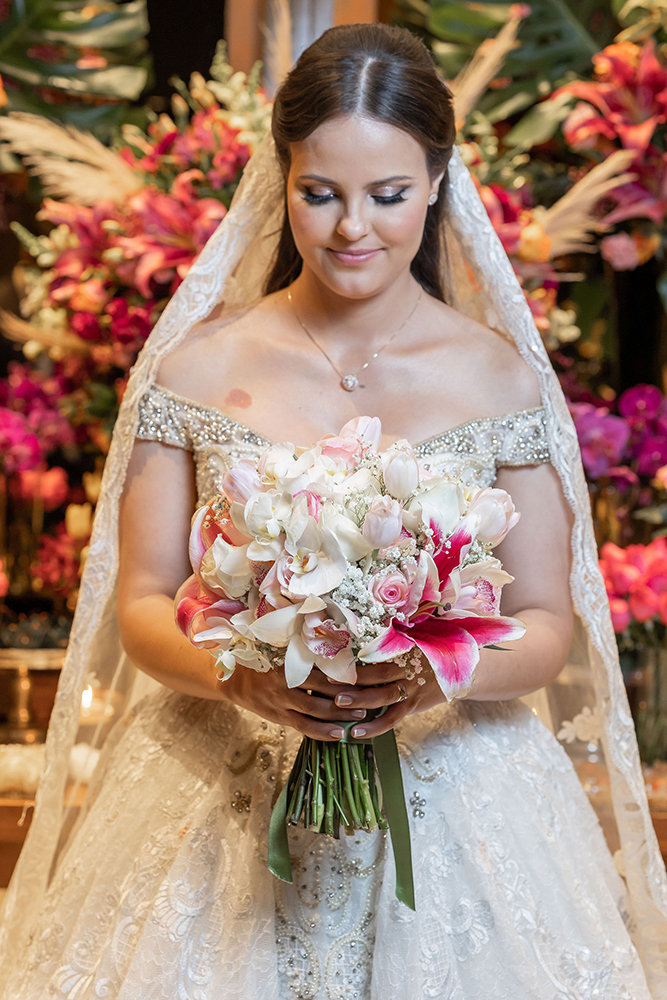 Aline e Gabriel | Casamento clássico na Nossa Senhora do Brasil