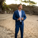 Casamento pé na areia na Casa de Canoa - Traje do noivo para casamento na praia