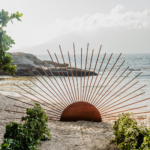 Casamento pé na areia na Casa de Canoa - Decoração de casamento altar de casamento na praia