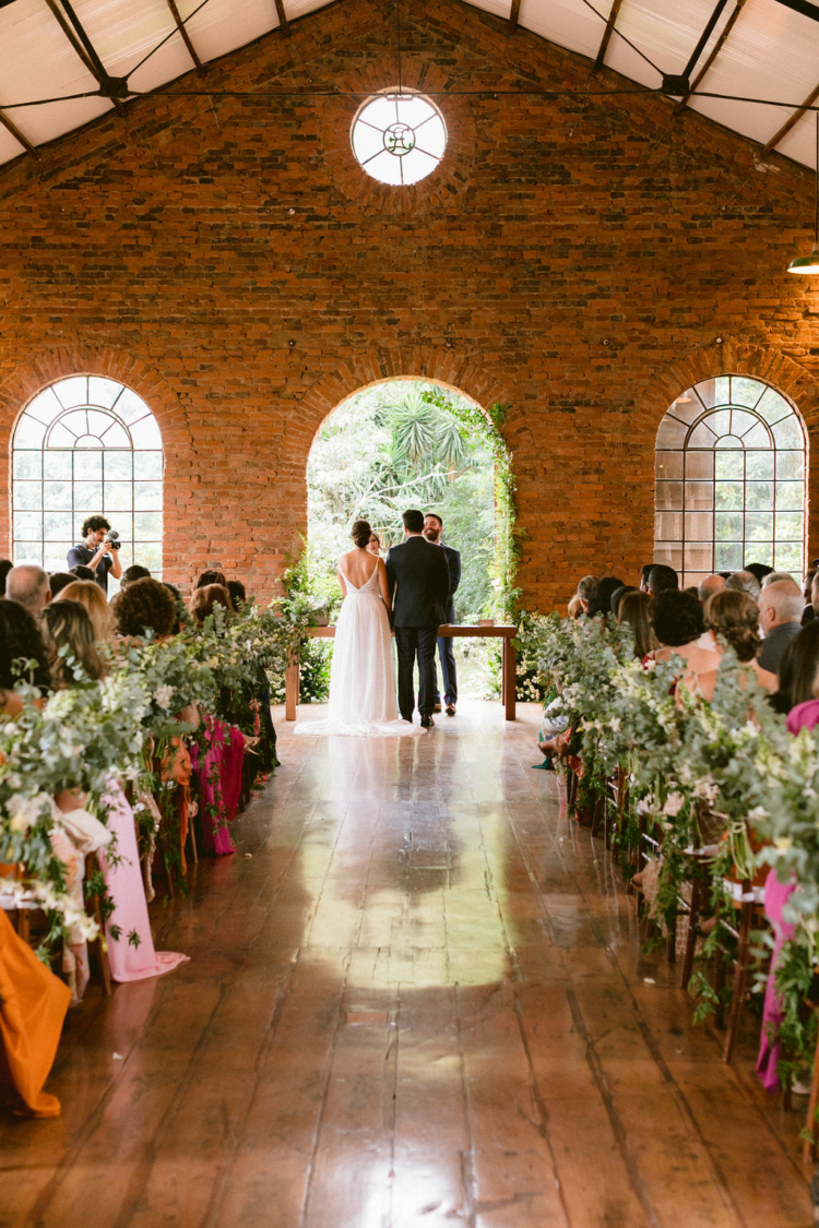 Aline e Gustavo | Casamento greenery na fazenda, por Stefanie Belo