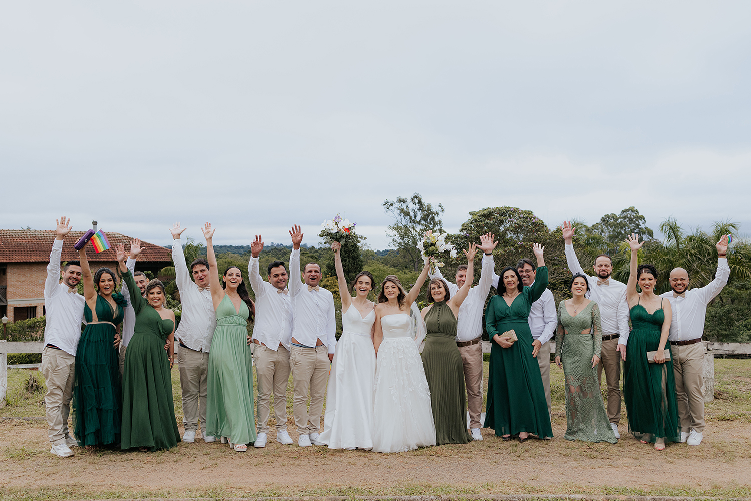 Daiana e Fernanda | Duas noivas e um lindo casamento no campo, por Manga Rosa