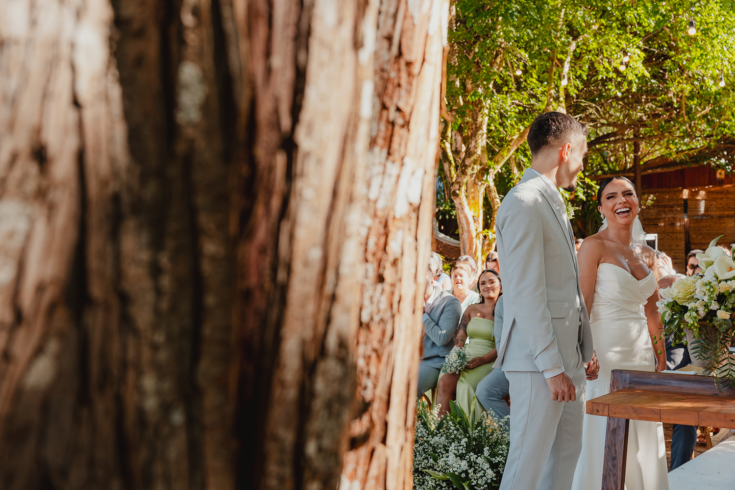 Giulia e André | Casamento leve e cercado de natureza no Rancho Santa Maria