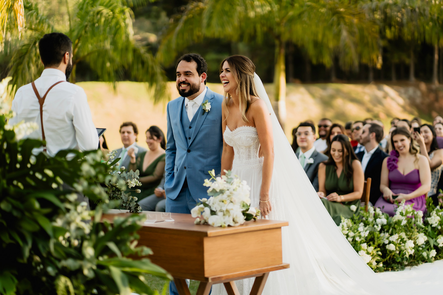 Paula e Samir | Casamento com cerimônia ao ar livre e festa animada
