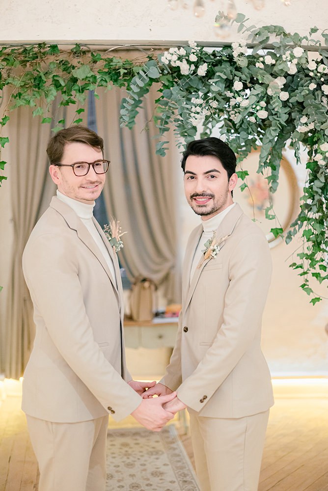 Alex e Caio | Home wedding: casamento civil na Casinha Quintal