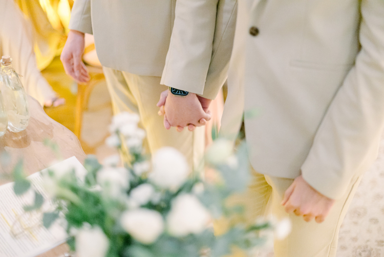 Alex e Caio | Home wedding: casamento civil na Casinha Quintal