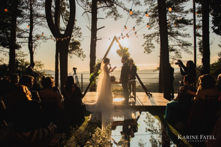 Juliana e André | Casamento ao pôr do sol no Villa Vezzane