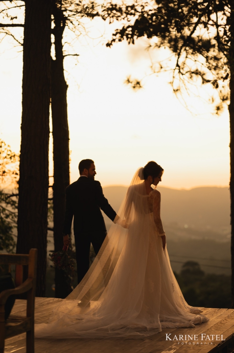 Juliana e André | Casamento ao pôr do sol no Villa Vezzane