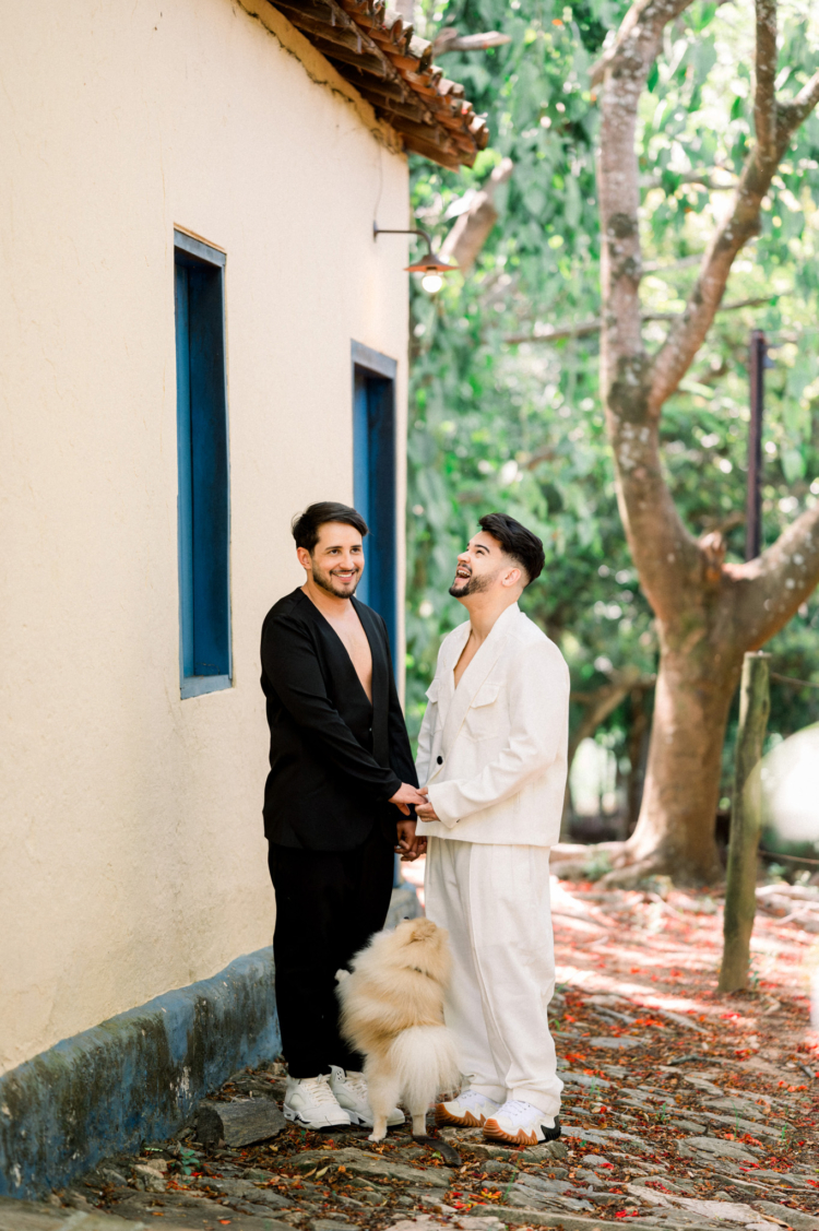 Allan e Danilo | Casamento minimalista na Fazenda Paraizo