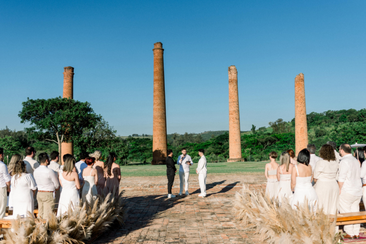 Allan e Danilo | Casamento minimalista na Fazenda Paraizo